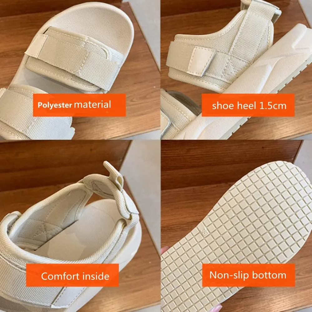 XGOPTS Women Adjustable Strap Sandals Walking Sandals Recovery Sport Outdoor Beach Water Sandles with Arch Support