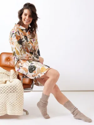Yarra Trail Jungle Cat Night Shirt Cat Print | YT23WS9316