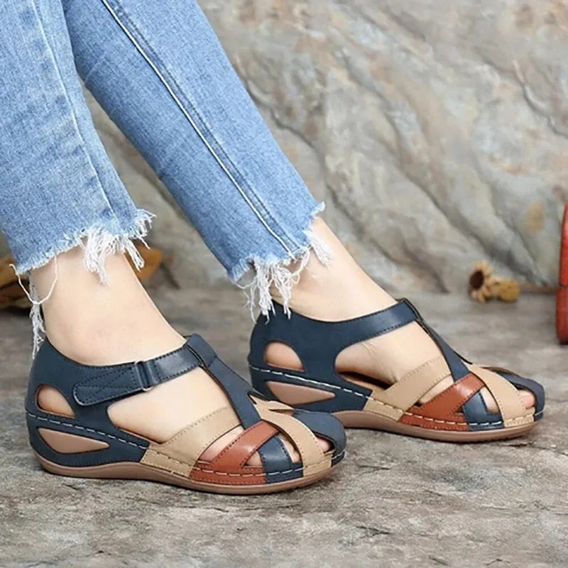 Yeknu Fashion Women Sandals Waterproo Sli On Round Female Slippers Casual Comfortable Outdoor Fashion Sunmmer Plus Size Shoes Women