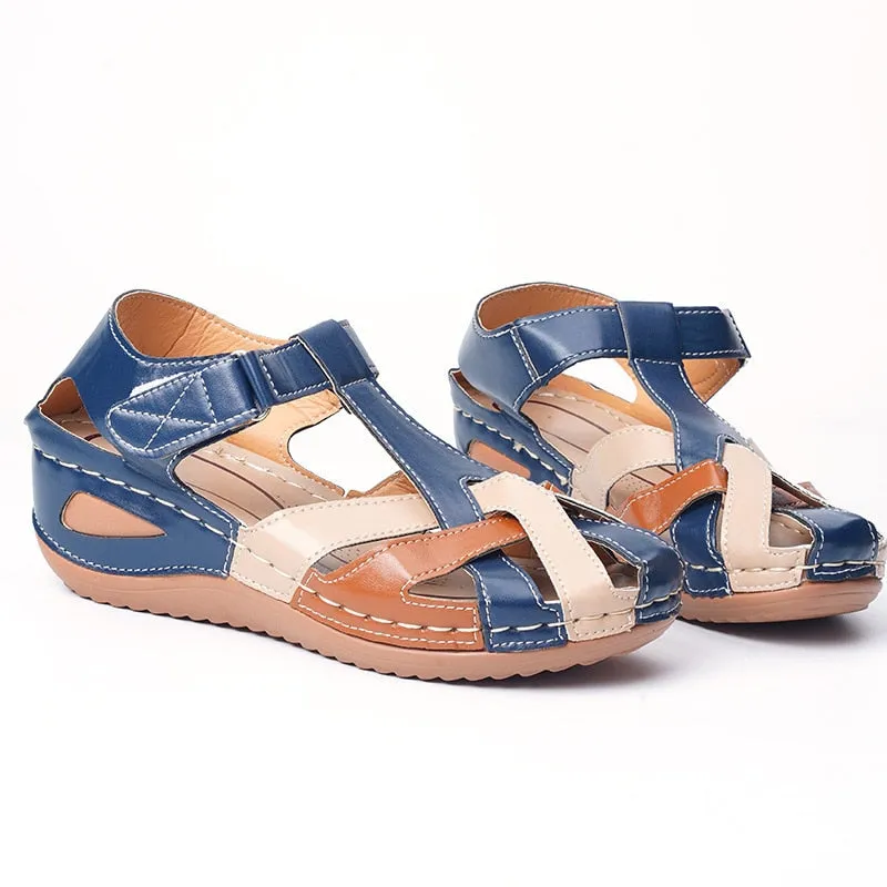 Yeknu Fashion Women Sandals Waterproo Sli On Round Female Slippers Casual Comfortable Outdoor Fashion Sunmmer Plus Size Shoes Women