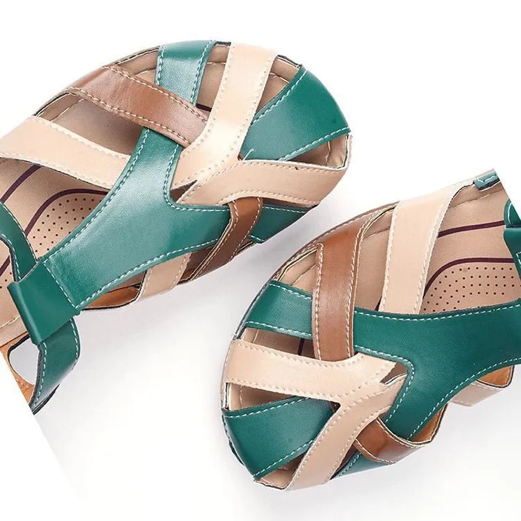 Yeknu Fashion Women Sandals Waterproo Sli On Round Female Slippers Casual Comfortable Outdoor Fashion Sunmmer Plus Size Shoes Women