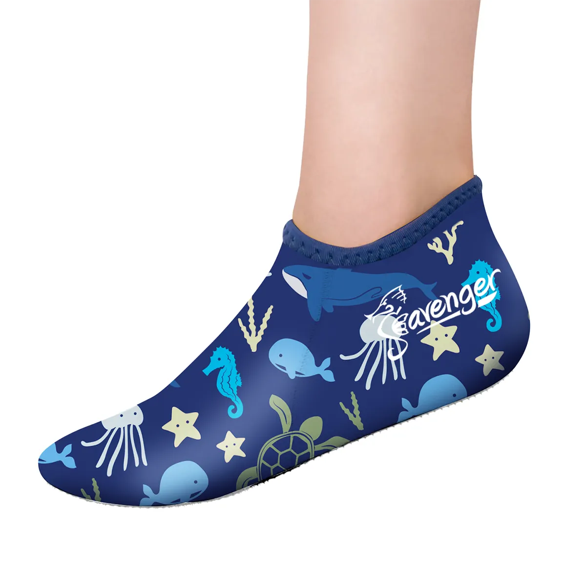 Zephyr 3mm Neoprene Socks - Paradise Navy
