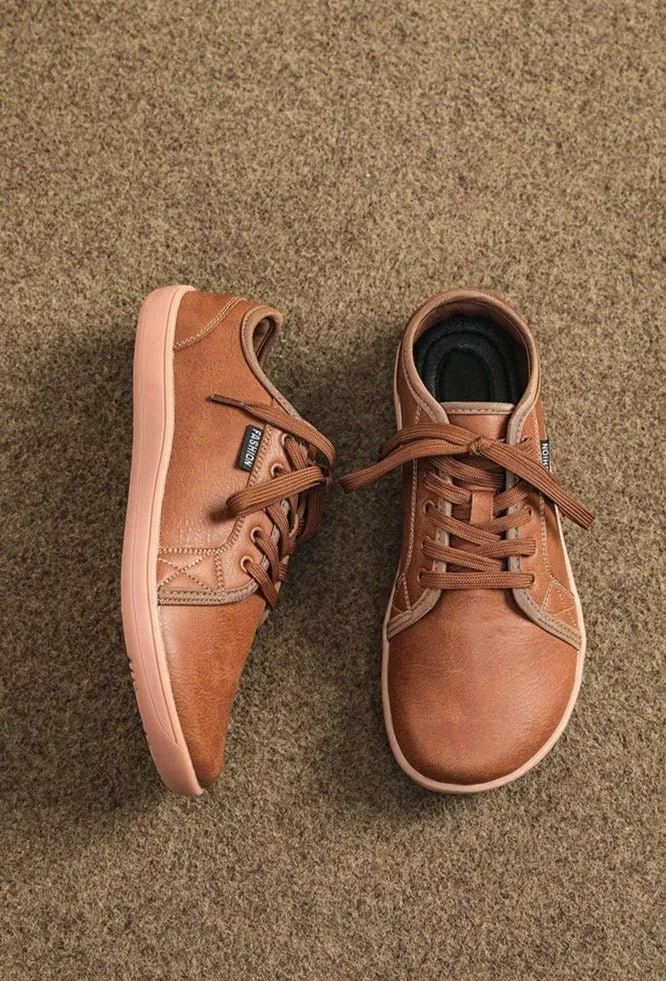 Zero Drop Wide Fit Leather Sneakers