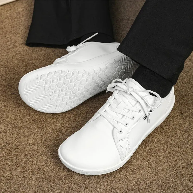 Zero Drop Wide Fit Leather Sneakers