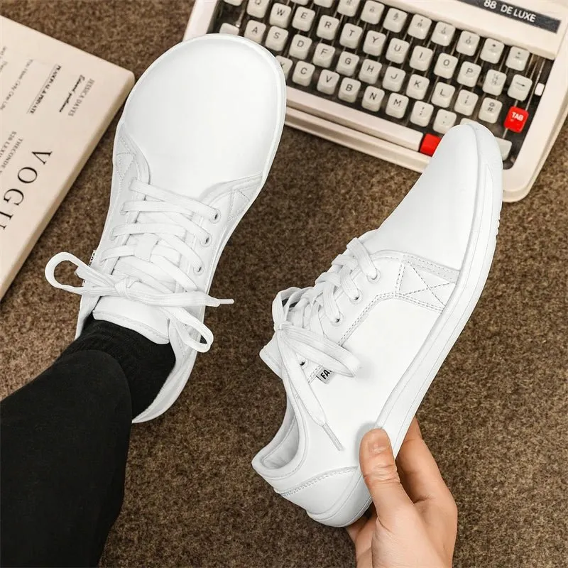 Zero Drop Wide Fit Leather Sneakers