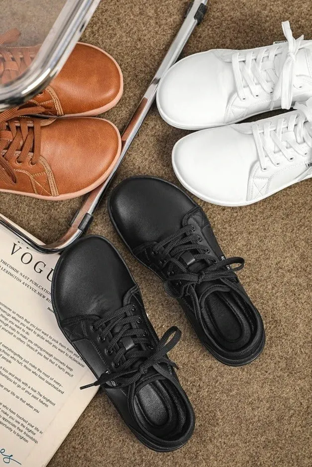 Zero Drop Wide Fit Leather Sneakers