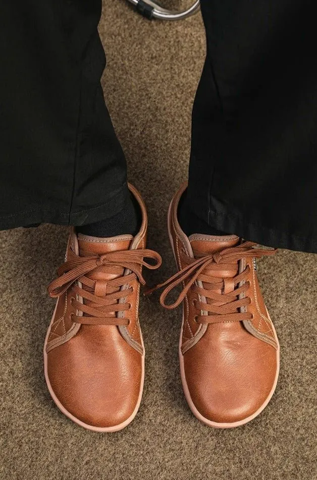 Zero Drop Wide Fit Leather Sneakers