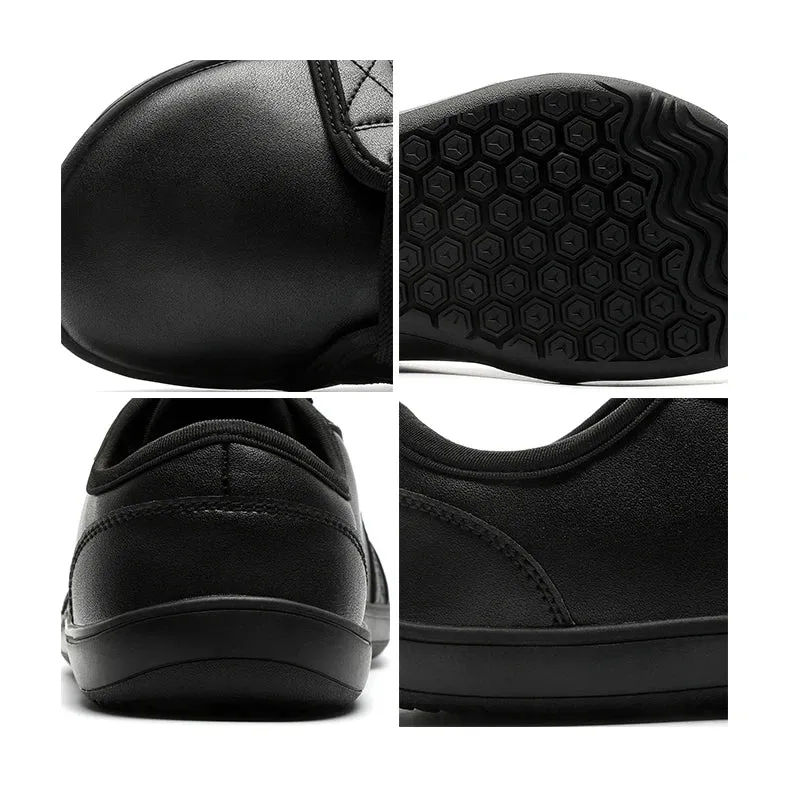 Zero Drop Wide Fit Leather Sneakers