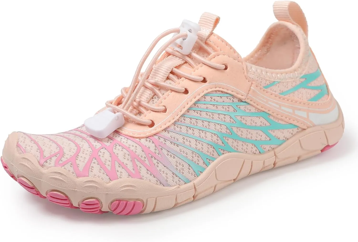 ZWRXW Barefoot Shoes Kids Boys Girls Toddler Shoes Wide Toe Box and Quick-Dry Sand Toddler Breathable Sneakers Tennis Non-Slip Hiking Footwear Comfort Anti-Slip Walking Sneakers